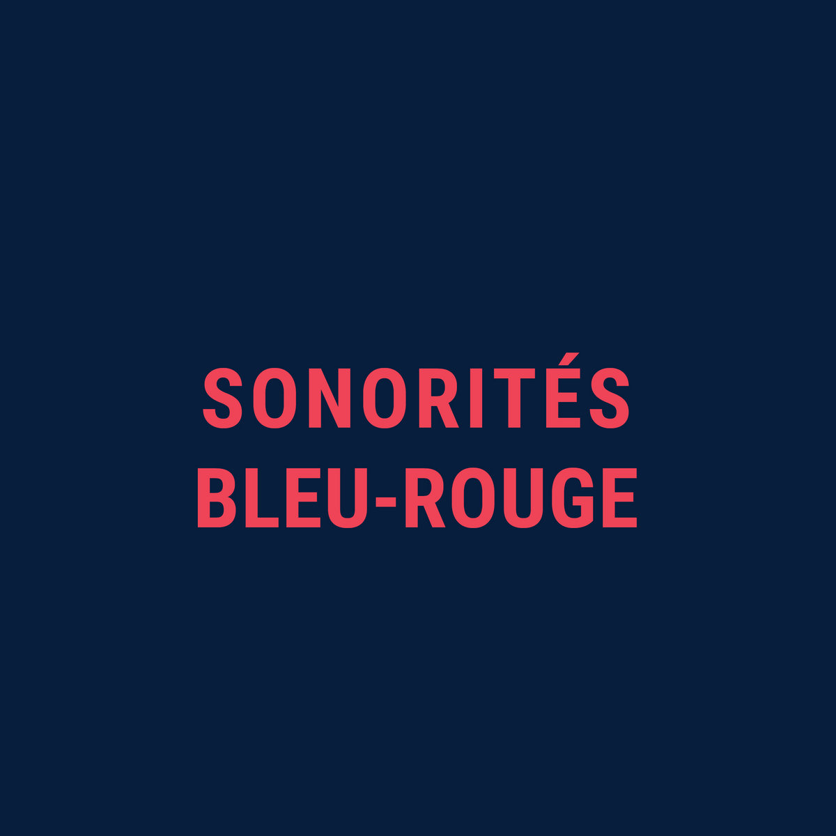 Sonorités Bleu-Rouge